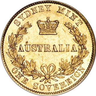 Sterlina d'oro Australia - Vittoria 1857-1870